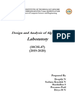 18csl47 - Daa Lab Manual