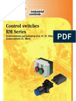 Control Switches RM Series: Control Switches and Indicating Units 16, 22, 30mm Control Stations 22, 30mm