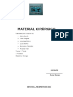 Material Cirurgico Resumo