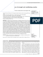 Contemporary Practices of Strength and Conditioning Coaches in Professional Soccer