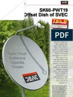 SK60-PWT19 Offset Dish of SVEC: Turn Your Antenna Upside Down