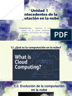 Unidad 1 Antecedentes de La Computación en La Nube