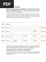 Canales de Distribución