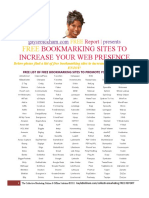 Free Report 6 - Free Bookmarking Sites