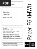 Taxation (Malawi) : Monday 2 June 2008