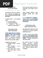 Introdução À Teoria Cognitivo-Comportamental (Judith Beck, 3 Edição)