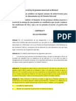 Qué Es La Ley de Pensión Universal en México