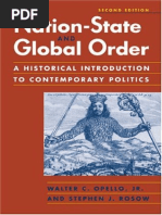 The Nation State and Global Order A Historical Introduction To Contemporary