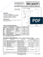 RD15HVF1: Mitsubishi RF Power Mos Fet