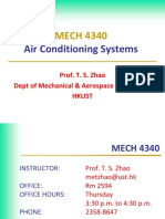 MECH 4340: Air Conditioning Systems