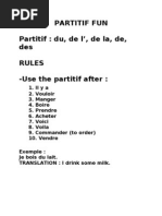 Paritif Rules French