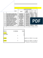 CALCULO EN EXCEL Nomina de Empleados