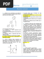 Questões - Núcleo Celular