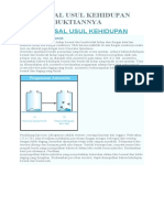 Materi & LK Asal Usul Kehidupan