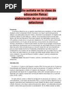 El Niño Autista en La Clase de Educación Física