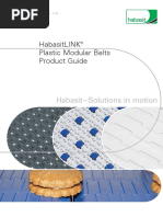 Habasitlink® Plastic Modular Belts Product Guide: Habasit - Solutions in Motion