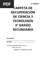 Carpeta de Recuperación 4° Grado