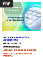 Fundamentos Da Álgebra