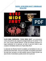 Ojos Bien Cerrados - Eyes Wide Shut y Mensajes Ocultos