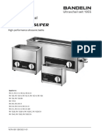 Operating Manual 3 6: High-Performance Ultrasonic Baths