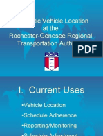 Automatic Vehicle Location at The Rochester-Genesee Regional Transportation Authority