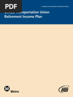 United Transportation Union Retirement Income Plan: Los Angeles County Metropolitan Transportation Authority