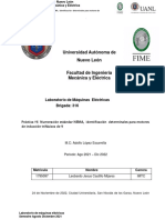 Práctica #6 Identificación Determinales para Motores de Inducción