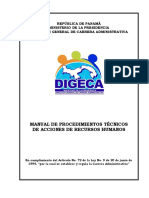 Manual de Procedimientos Tecnicos de RRHH Ultima Revision 2 1