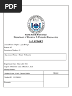 Sample Lab Report