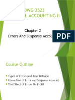 Chapter 2 Errors and Suspense Account