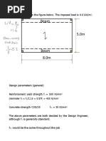 Example: Design The Beams in The Figure Below. The Imposed Load Is 4.0 KN/M