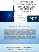 Sintonía de Controladores Por El Método de Ziegler