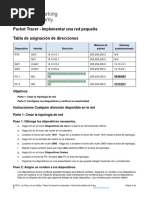 1.6.1 Packet Tracer - Implement A Small Network Yosnel