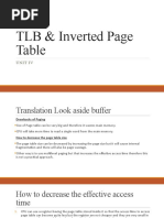 TLB & Inverted Page Table