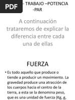 Fuerza - Trabajo - Potencia - Par