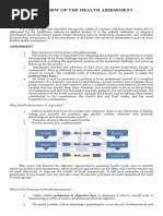 Overview of The Health Assessment