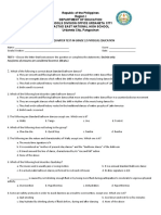 PE 12 1st Quarter Test