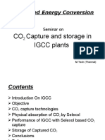 Co2 Capture and Storage in IGCC Plants