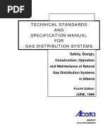 Technical Standards AND Specification Manual FOR Gas Distribution Systems