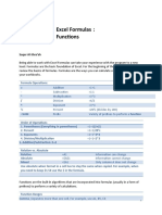 Excel Formulas: Functions: Saqer Al-Shra'ah