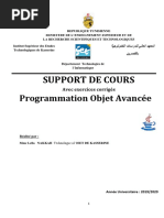 Programmation Objet Avancée en Java