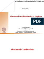 Lecture-7: Abnormal Combustion in SI Engines