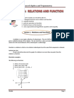 Chapter 5 Function and Relation