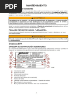 Mantenimiento 15CV 4T