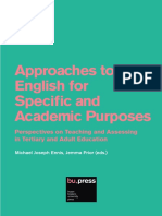 Approaches To English For Specific and Academic Purposes