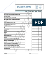 Ejemplo - Formato de Evaluacion de Auditores Internos