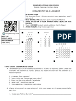 General Instructions:: Polangi National High School