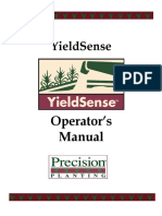 Yieldsense: Operator'S Manual