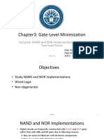 Lecture4 Chapter3 - NAND and NOR Implementations