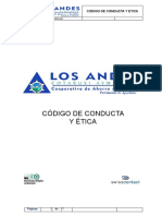 Codigo Etica Los Andes